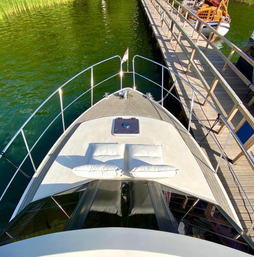 Luxusurlaub auf der Amavida Yacht / Scharmützelsee Bad Saarow Exterior foto