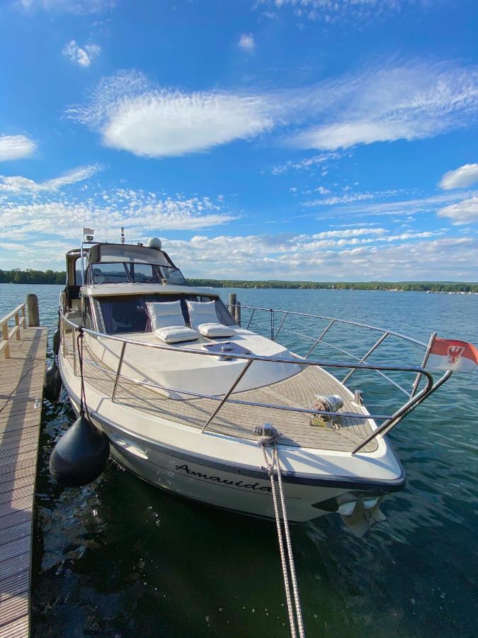 Luxusurlaub auf der Amavida Yacht / Scharmützelsee Bad Saarow Exterior foto