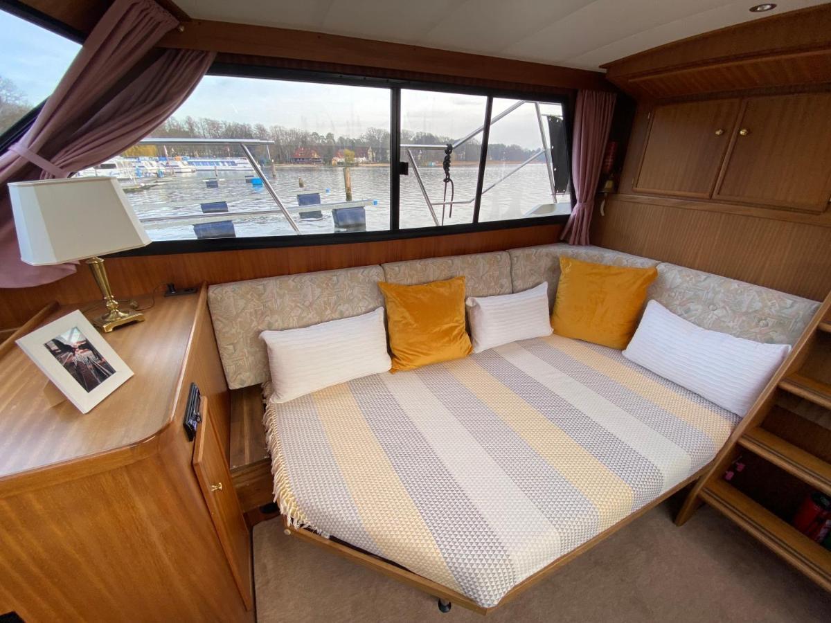 Luxusurlaub auf der Amavida Yacht / Scharmützelsee Bad Saarow Exterior foto